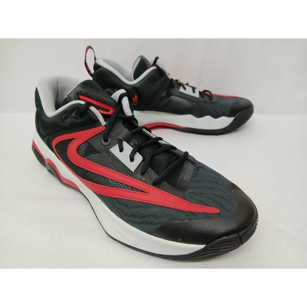 Nike Mens Giannis Immortality 3 Basketball Shoes DZ7533-004 Black Red Gray Sz 13